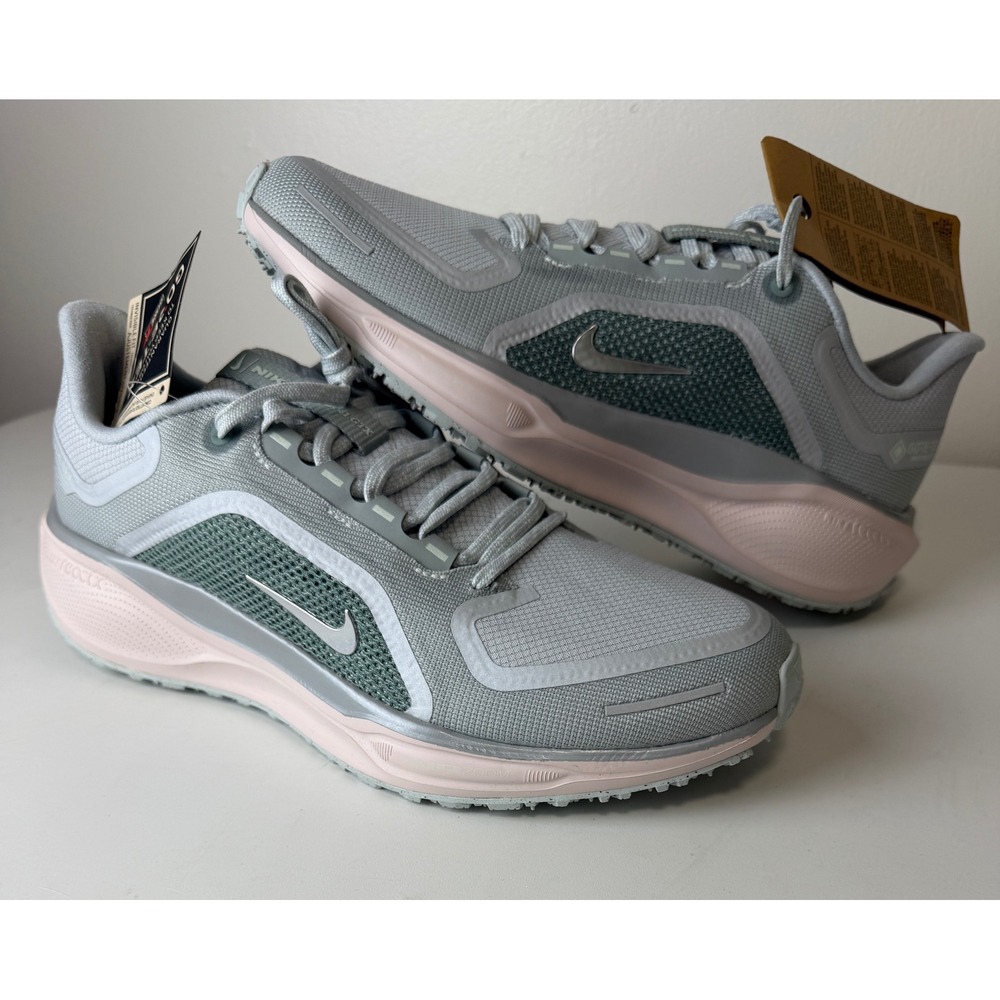 Nike Pegasus 41 GTX Gray Gore-Tex Mens Running Shoes FQ1356-007 Size 9